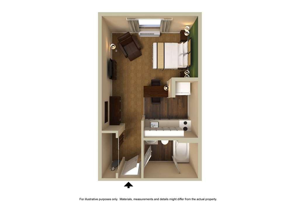 Hometowne Studios And Suites By Red Roof Ґрінсборо Номер фото
