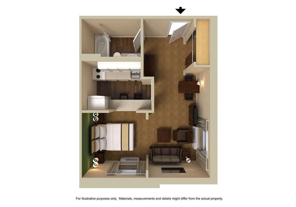 Hometowne Studios And Suites By Red Roof Ґрінсборо Номер фото